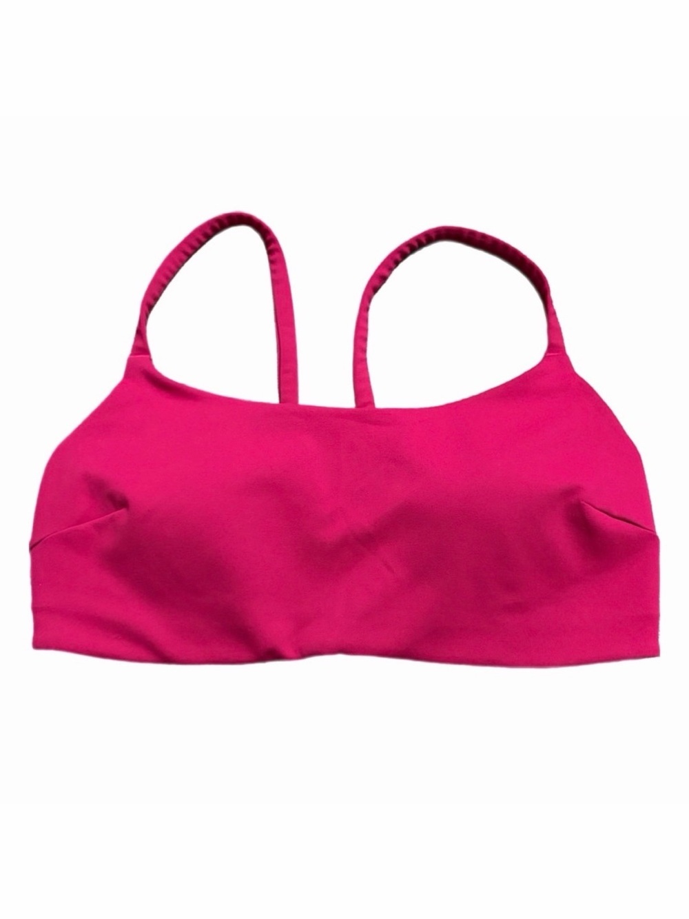 Lululemon Wunder Train Strappy Racer Bra *C/D Cup (Passionate) Size 6